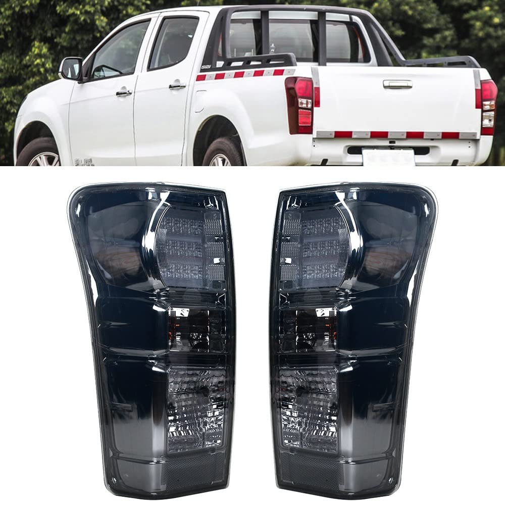 1 Par De Luces Traseras De Freno para Isuzu Dmax para Yukon Utah 2012-2016 898125393 8961253983 con Arnés De Cables De Bombillas Piloto Trasero Coche (Color : Derecha)