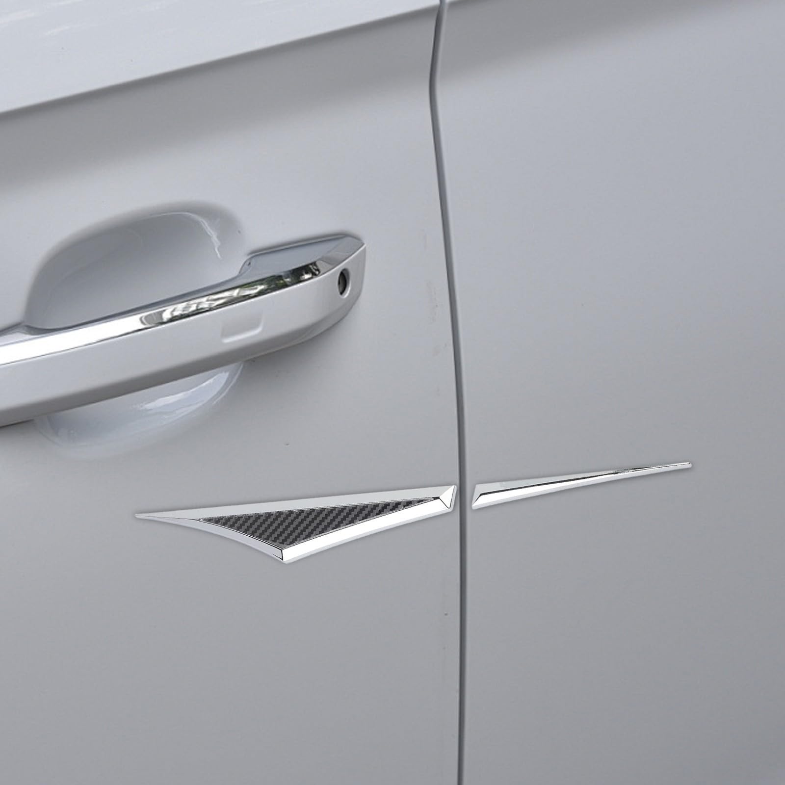 Insignias de metal 3D con emblema lateral, calcomanías de acero inoxidable para puerta de coche