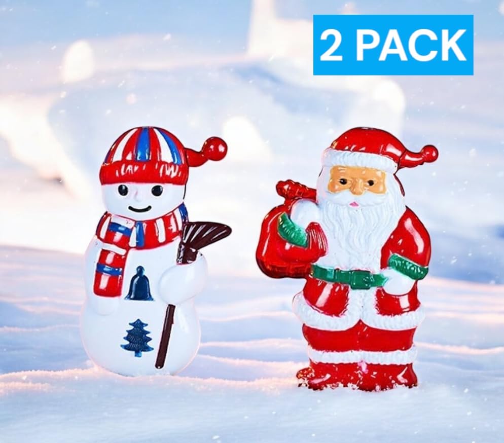 Encendedores NIVEK 3D Santa Claus y Muñeco de Nieve, Pack 2 miniatura 2
