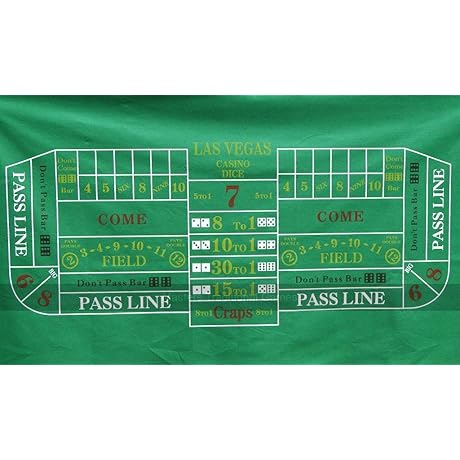 Brybelly Craps Table Felt: Unmatched Gaming Accessory for Precision Craps Gameplay