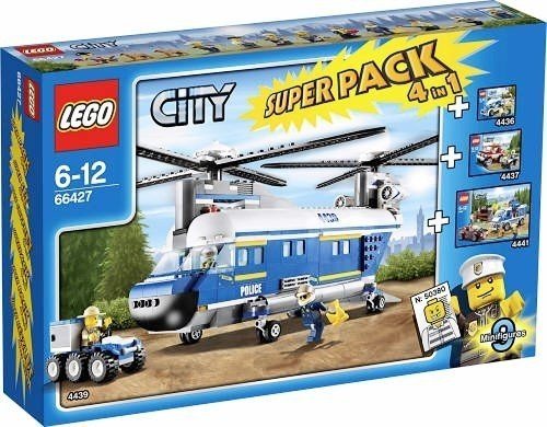 Lego city polizia superpack 4 in 1 66427 ossia