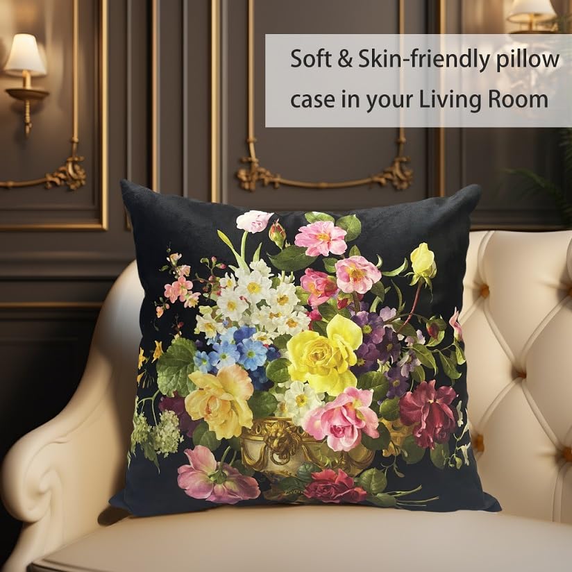 whooplaArt - Federa Cuscino Decorativa in Velluto, Double-face