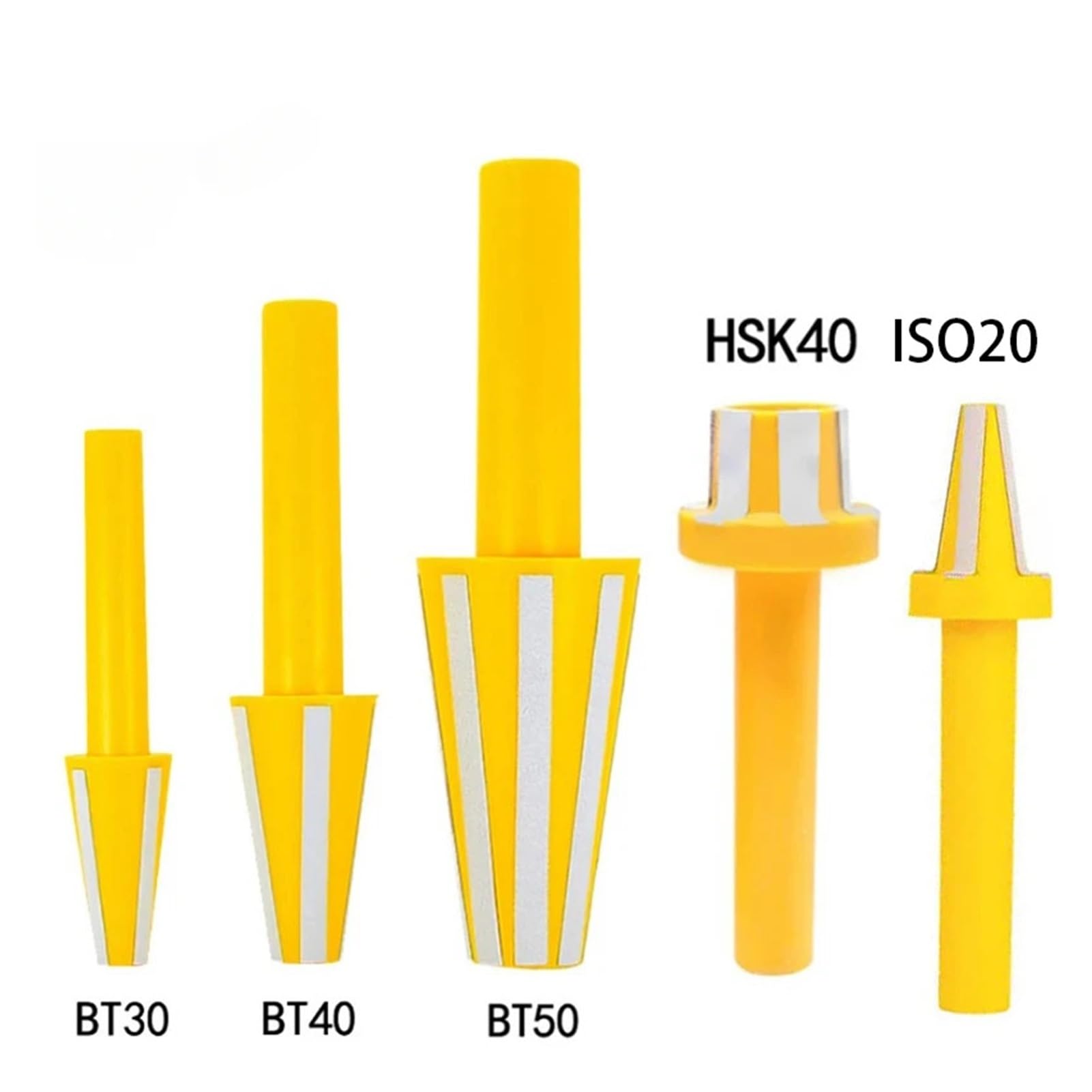 Pręt do czyszczenia wrzeciona, HSK BT ISO Pręt do czyszczenia wrzeciona Uchwyt na tuleję stożkową 5 szt(5pcs,BT50)