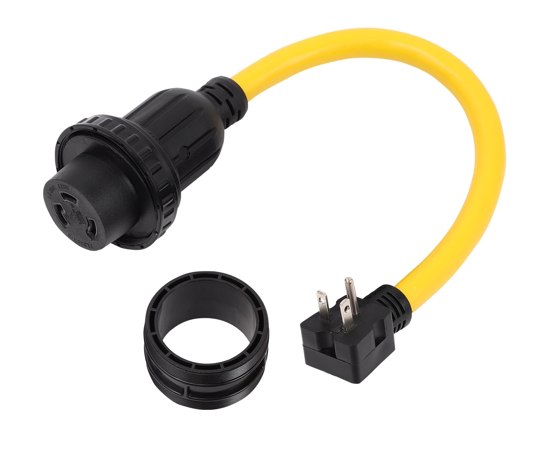Amazon.com: ONETAK NEMA Right Angle 5-20P to L5-30R 120V 20 Amp 3