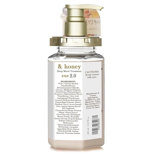 Miniatura 6 de Honey Deep Moist Shampoo 1.0, tratamiento 2.0 y aceite para el cabello 3.0 juego completo de cuidado del cabello  Sistema hidratante de 3 pasos con