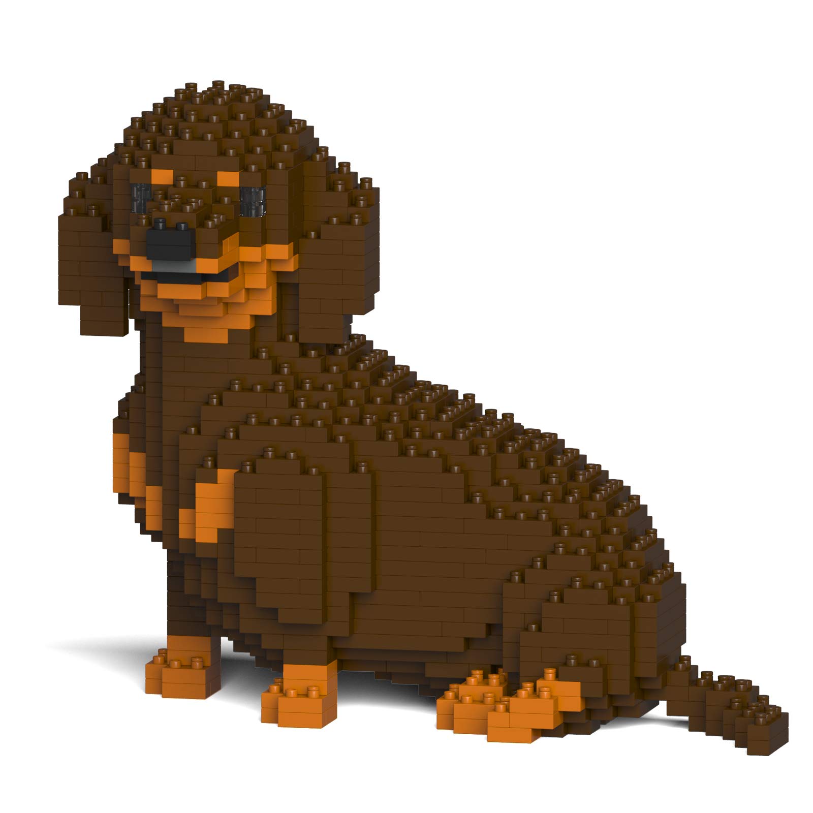 JEKCA Dachshund 05S-M02 | Bloques de construcción de plástico para perros | A partir de 14 años | Construye tu arte de ladrillo de forma robusta sin pegamento