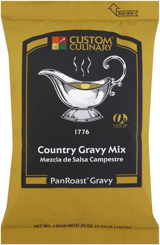 Custom CulinaryPanRoast Country Gravy Mix, 20 Ounce -- 6 per case.
