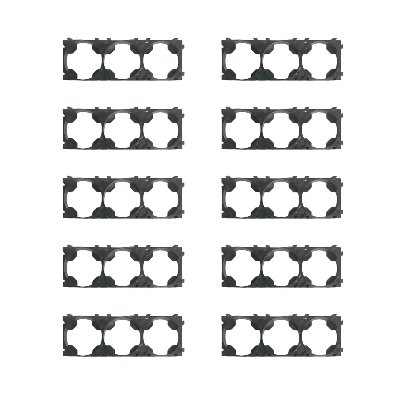 ZHENZQ 26650 Lithium Batteries Holder Battery Mount Bracket with Thermals Management Simple Assembly for Various Applications
