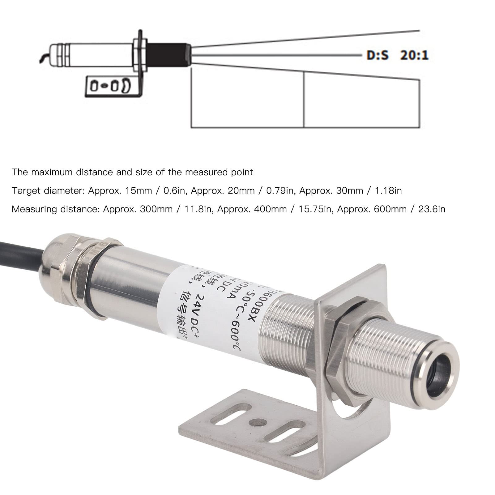 Temperatursensor Sonde für Messung von -50℃ Bis 600℃
