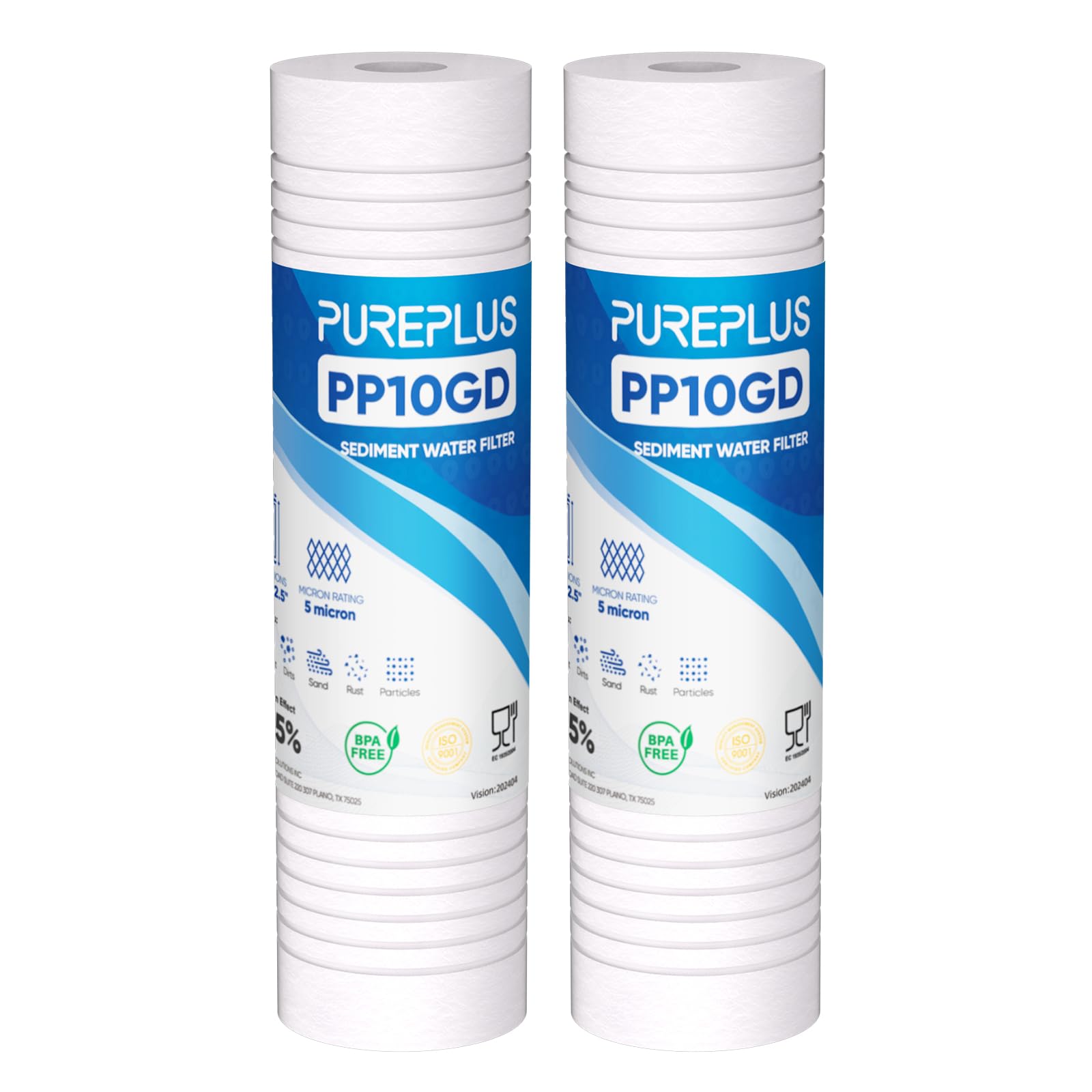 PUREPLUS 5 Micron Grooved Sediment Filter