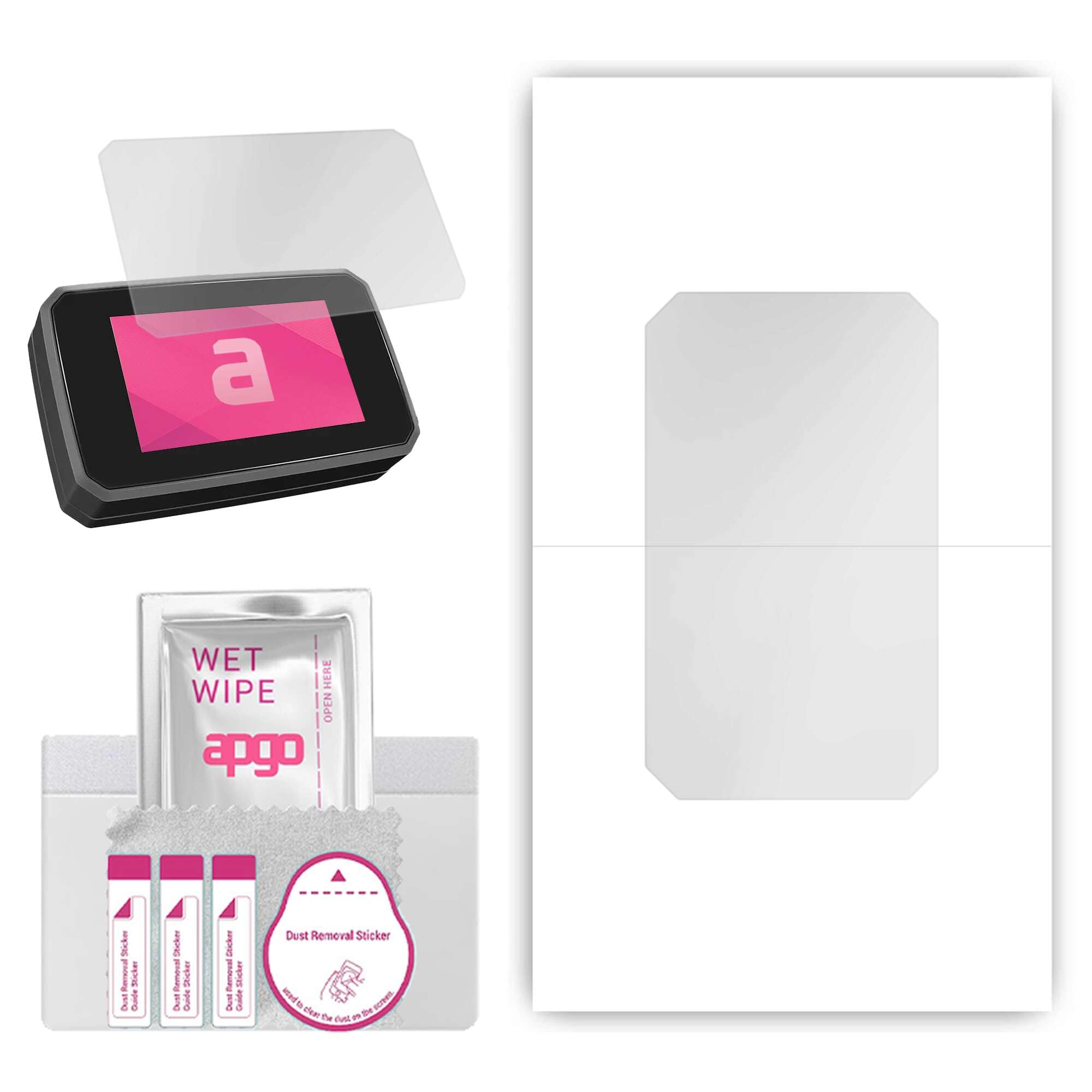 apgo Hydrogel Screen Protector dla Honda Forza 350 from 2025, folia hydrożelowa, z warstwą pozycjonującą, łatwa instalacja