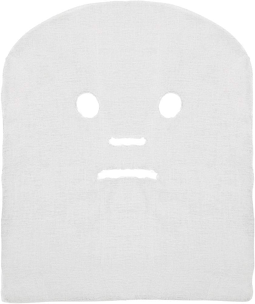 ForPro Professional Collection Precut Gauze Facial Mask, 100% Cotton Gauze, for High Frequency Facial Treatments and Masks, 100-Count - Image 3