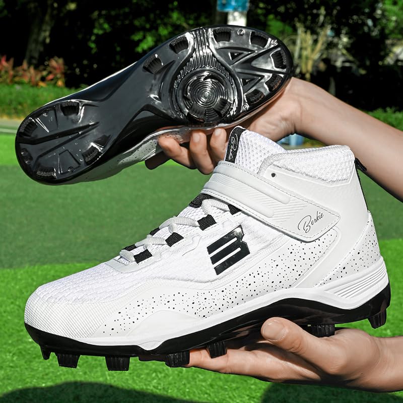 Men's high-Performance, Abrasion-Resistant, Slip-Resistant Baseball Cleats for Games and Training.3