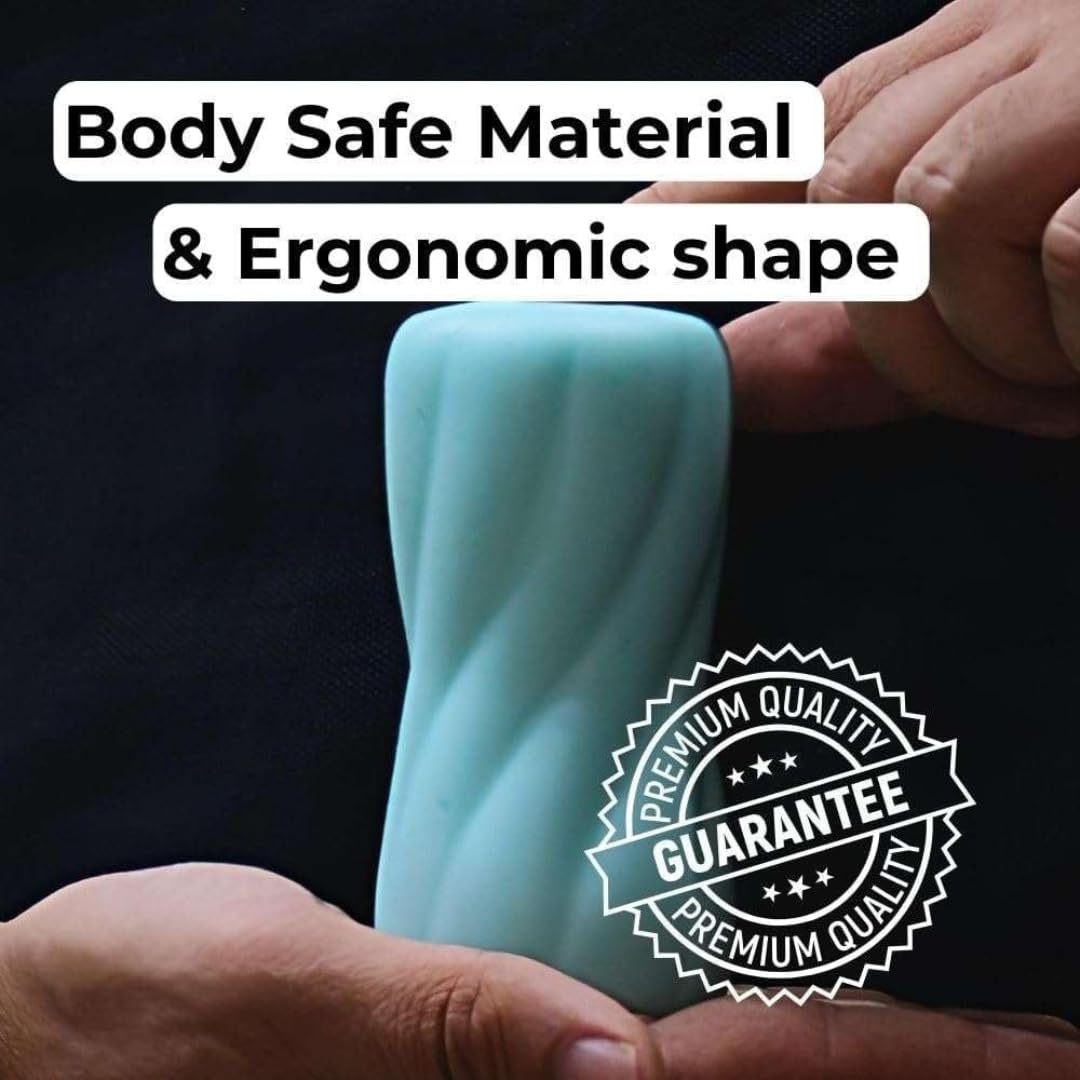 Hold An Play Jack Pro Body Massage - Male, Durable and Body safe material, long and flexible, stress relief and relaxation, waterproof, non -electric - brush suede, color - sky blue Hold An Play Jack Pro Body Massage - Male, Durable and Body safe material, long and flexible, stress relief and relaxation, waterproof, non -electric - brush suede, color - sky blue