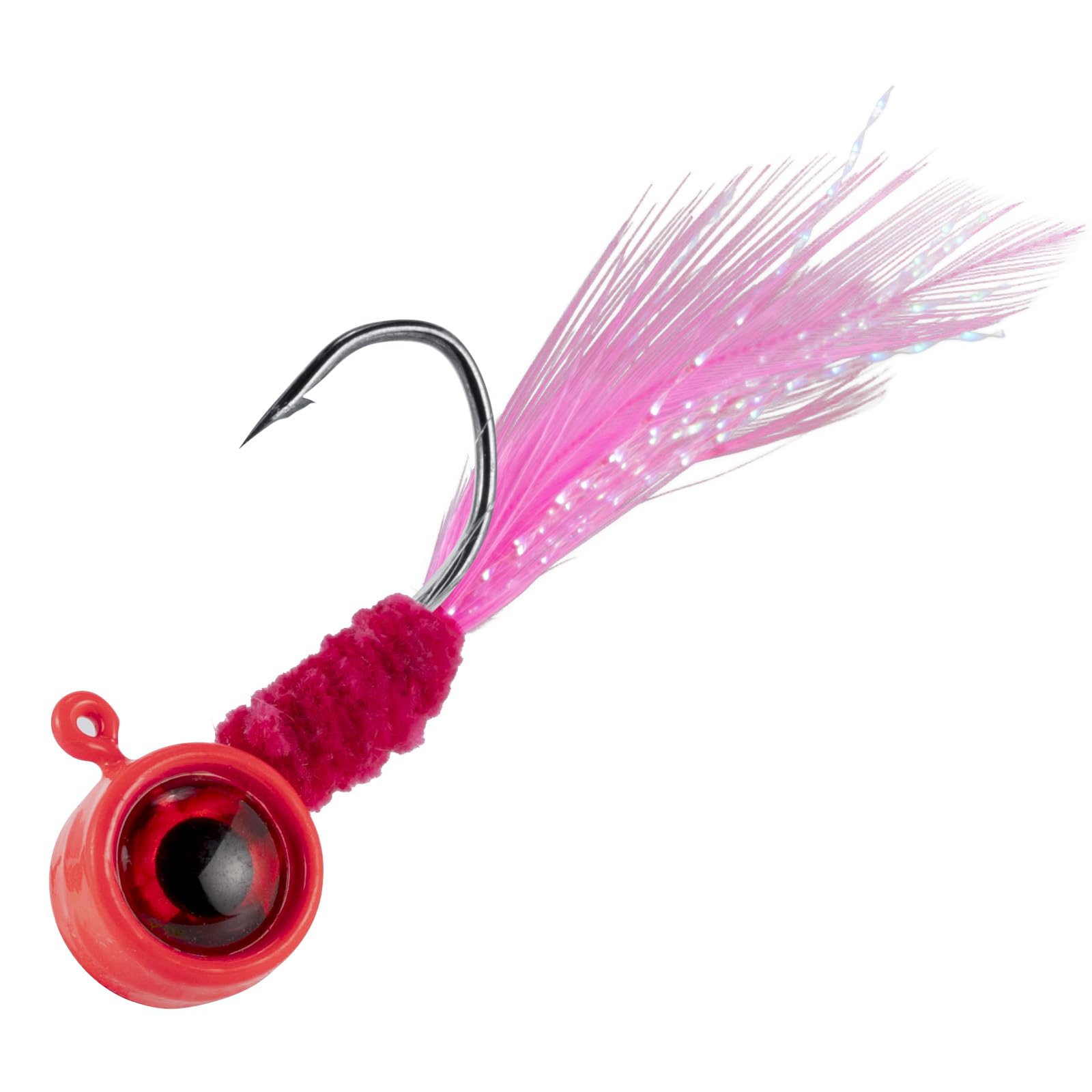 Dr.Fish 10 Pack Crappie Jig Marabou Jig Hand-Tied Freshwater Ball Fishing Jig Hooks Sickle Hook Bass Trout Panfish Bluegill Walleye 1/16oz 1/8oz 3/16oz 1/4oz