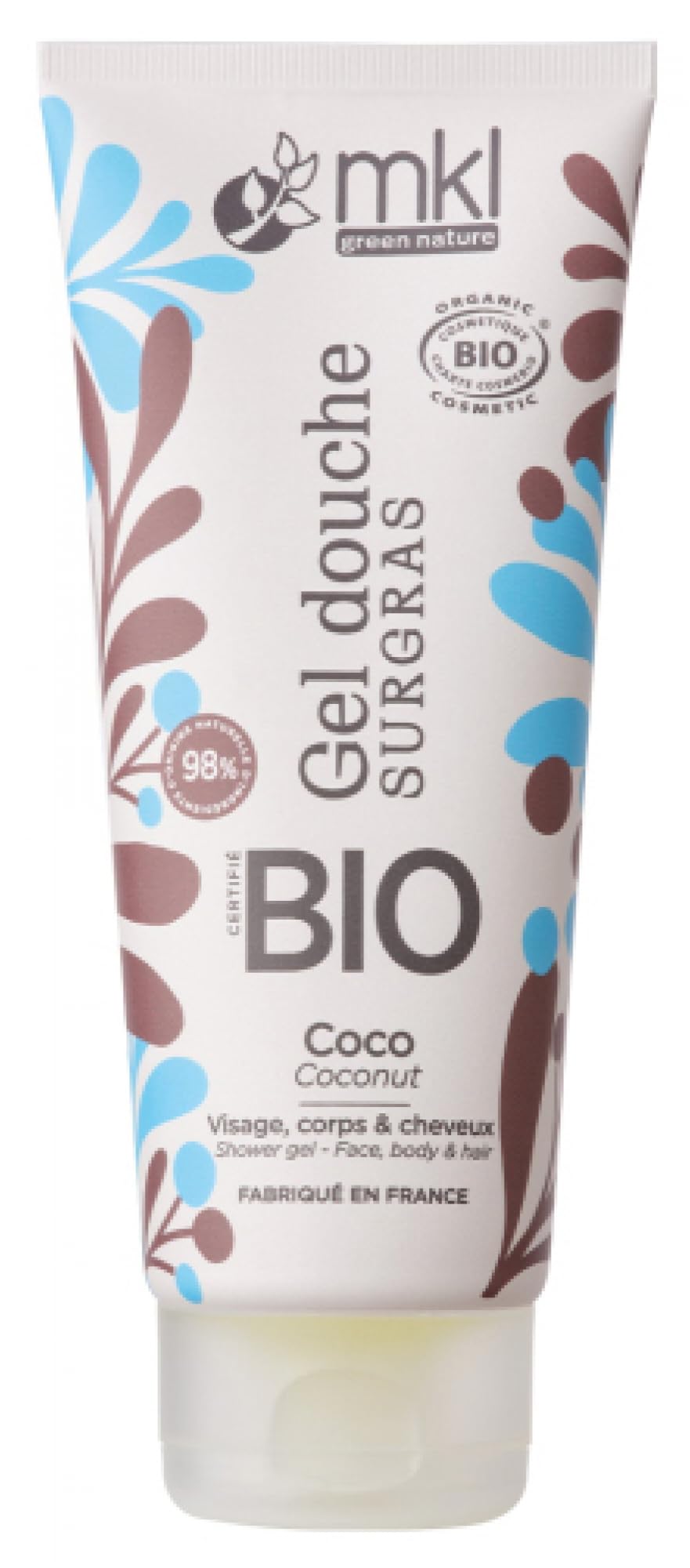 MKL Green Nature Shower Gel Surgras Organic Coconut 200 ml