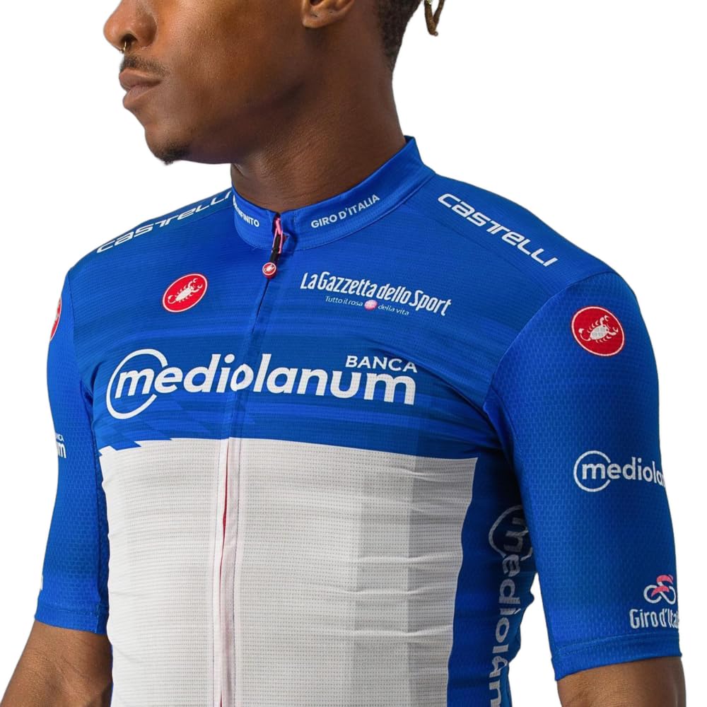 Castelli 9510602-058#GIRO106 Comp Jrs Męska Długa Koszulka Niebieski XL
