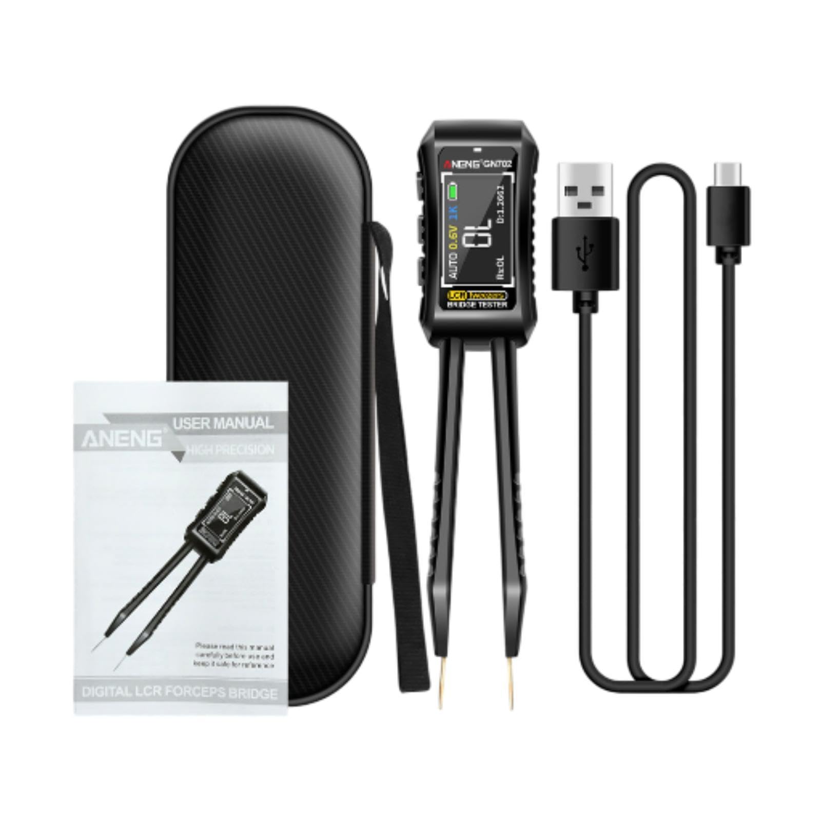 MVQJSUCI Mini Smart Bridge Tweezers for Electronic Repairs Educational Demonstrations