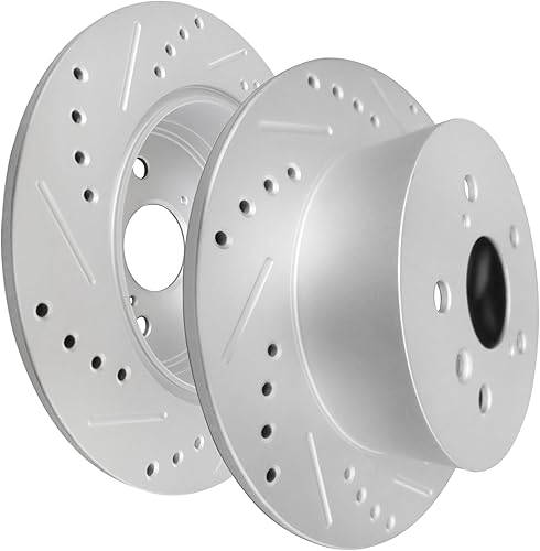 Miniatura 4 de WEIZE Kit de pastillas de freno traseras y rotores para Toyota Camry 2012-2017, Lexus 2013-2018 ES350, Toyota 2013-2018 Avalon 2013-2018 Frenos