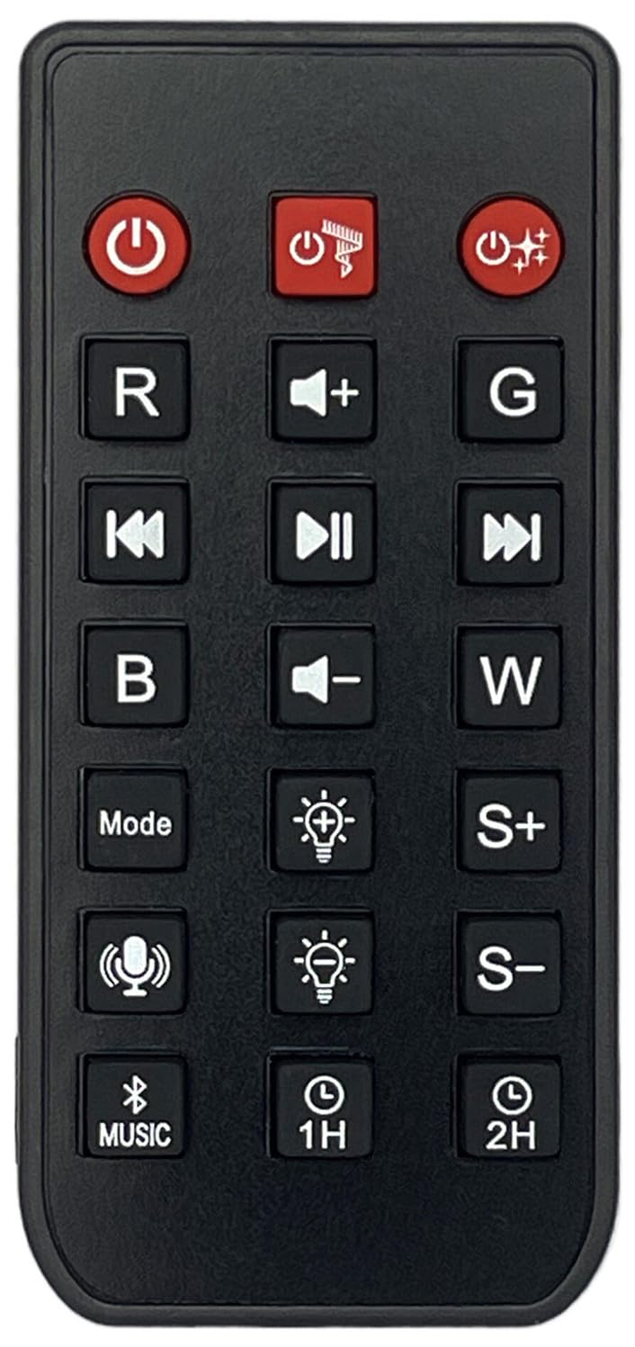Replacement Remote Control Compatible with Rossetta Galaxy Star Projector-RT009 for Bedroom,LED Night Light Aurora Projector,Northern Galaxy Light Aurora Projector
