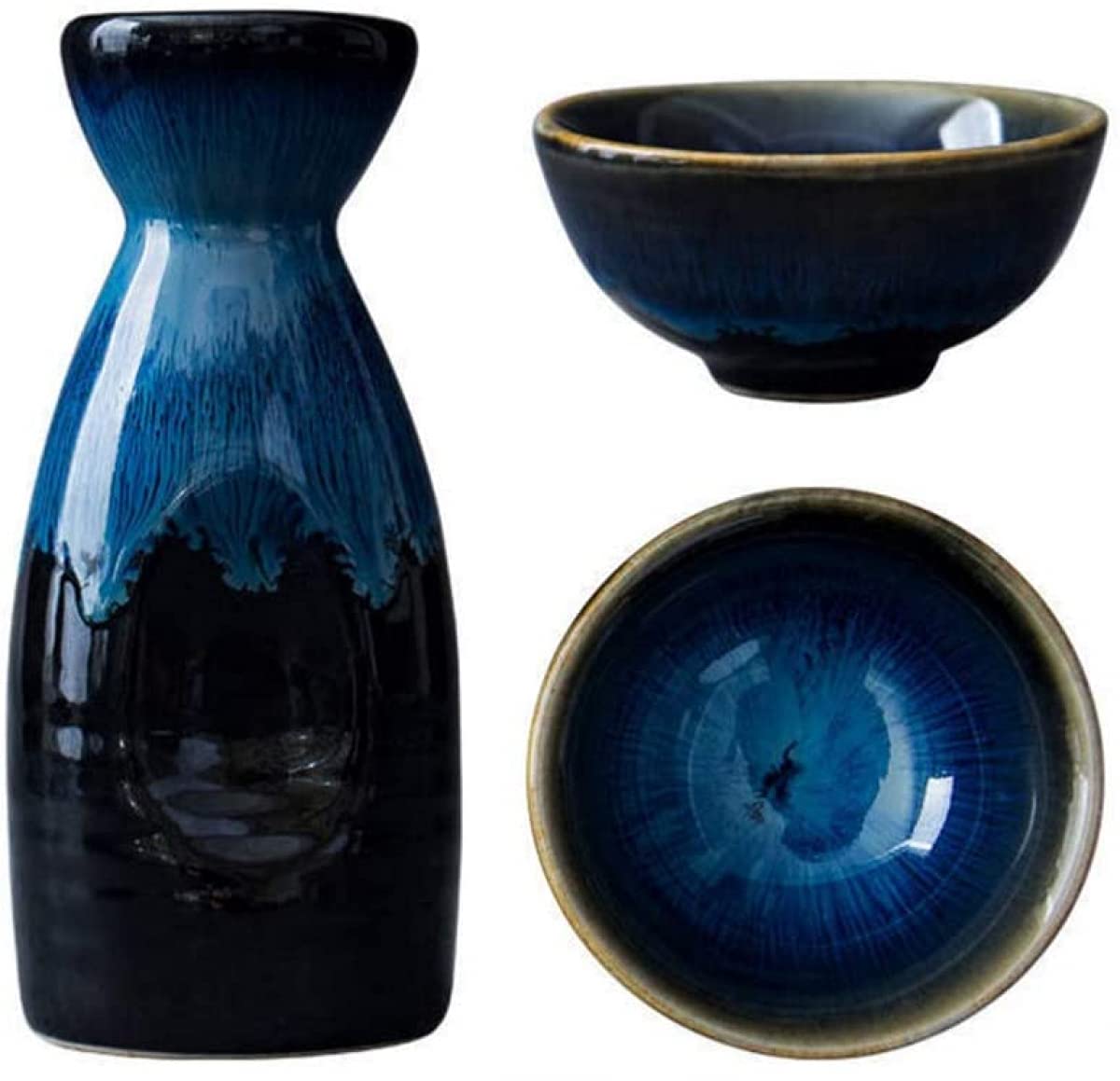 Bouteille de saké Japonaise en céramique de Conception Japonaise, Carafe à saké, Pot à vin en céramique pour la Maison et Le Restaurant