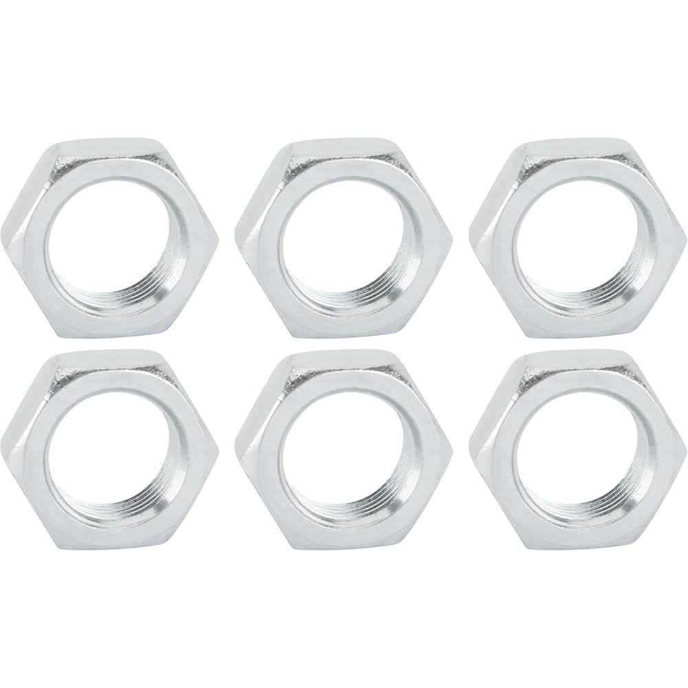 豆腐JAM Steel Jam Nuts, 11/16 Inch-18 Left Hand NF Fine Thread, Pack