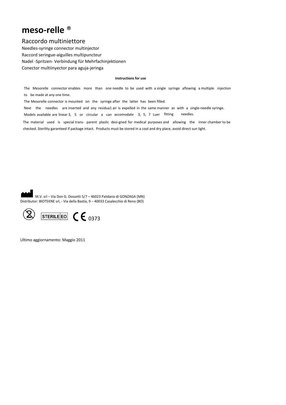 GiMa 23703 Anschluss multi-iniezione, rund, 5 Kanal, Stück 50