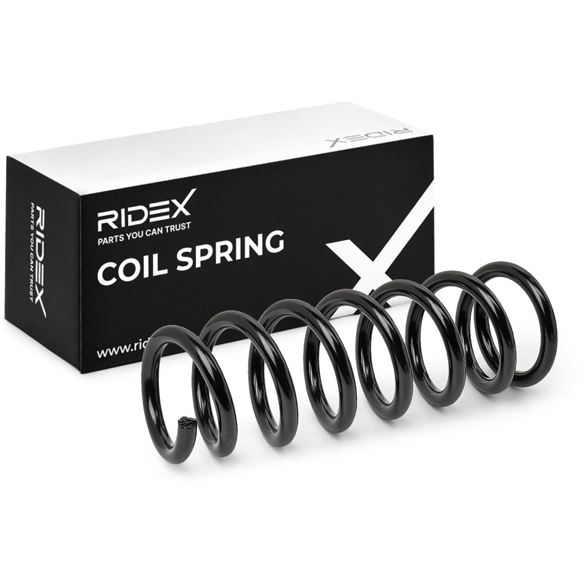 RIDEX 188C0421 2x Muelle de suspensión Eje trasero