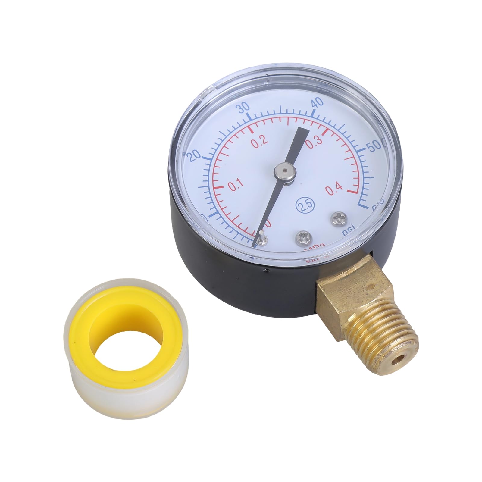 ECX270861 Public Pool Filter Pressure Gauge Suitable for Home Pools Professional Home Use