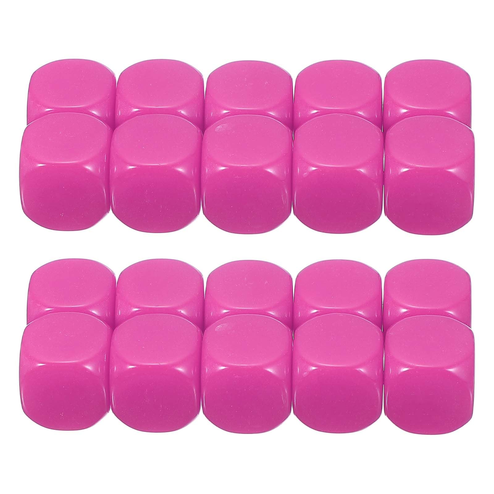 PATIKIL 16 mm Acrylic Dice Blank