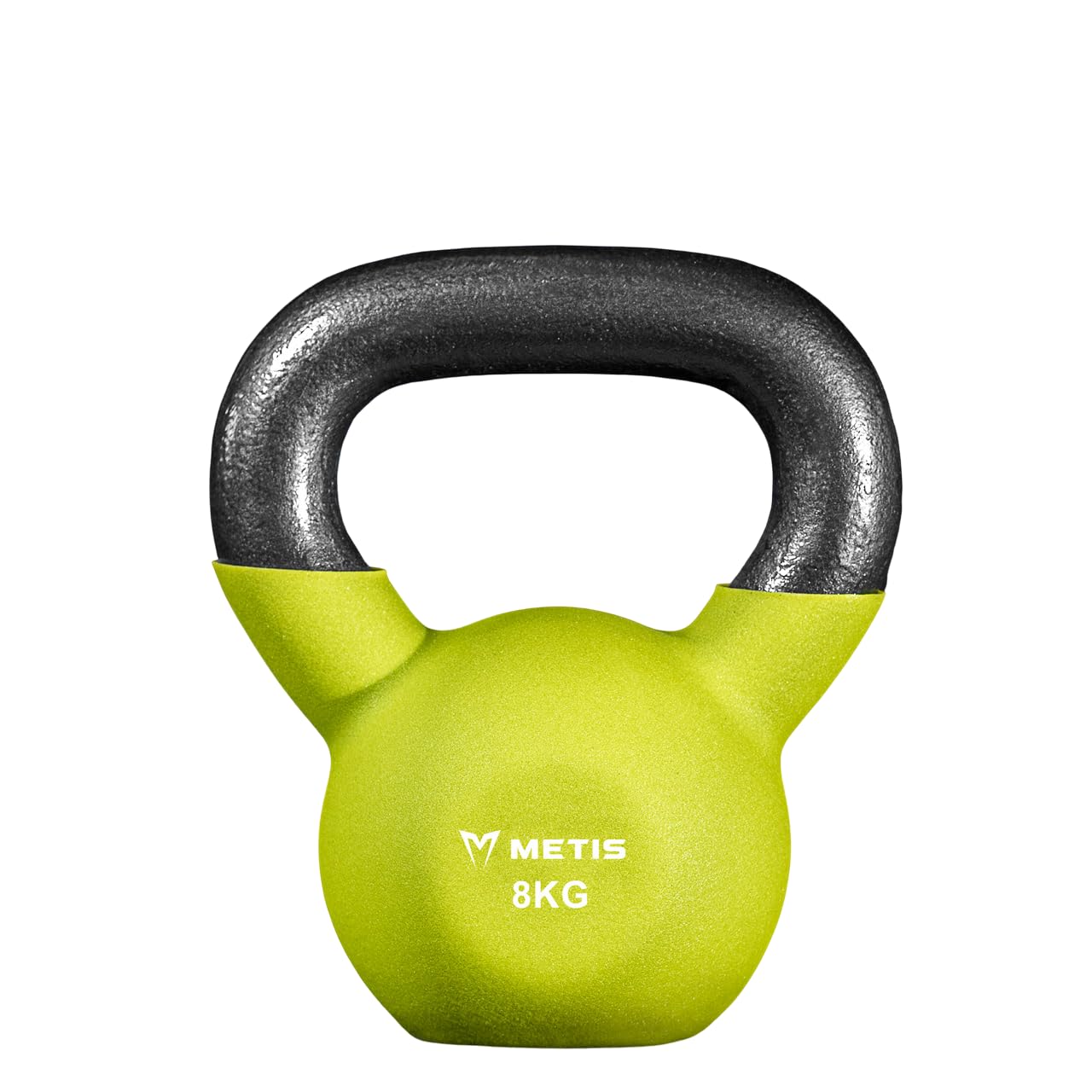 METIS Neoprene Kettlebells โ 4 Kg to 20 Kg | Home Training and Gym Fitness โ Heavy Lifting Weights (8kg)