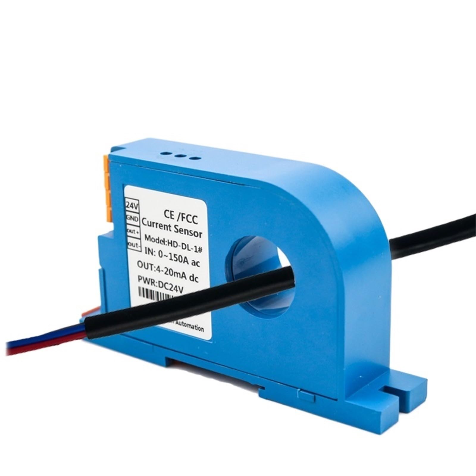 Transductor de corriente pequeño con tecnología Hall para lecturas seguras de 0 a 100A 7