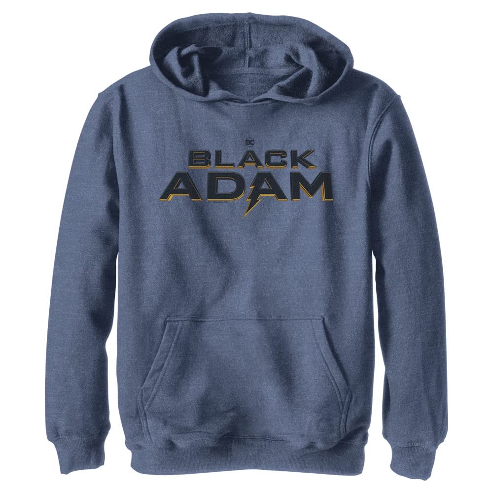 Sweat à capuche Adam noir DC Comics pour enfant confortable