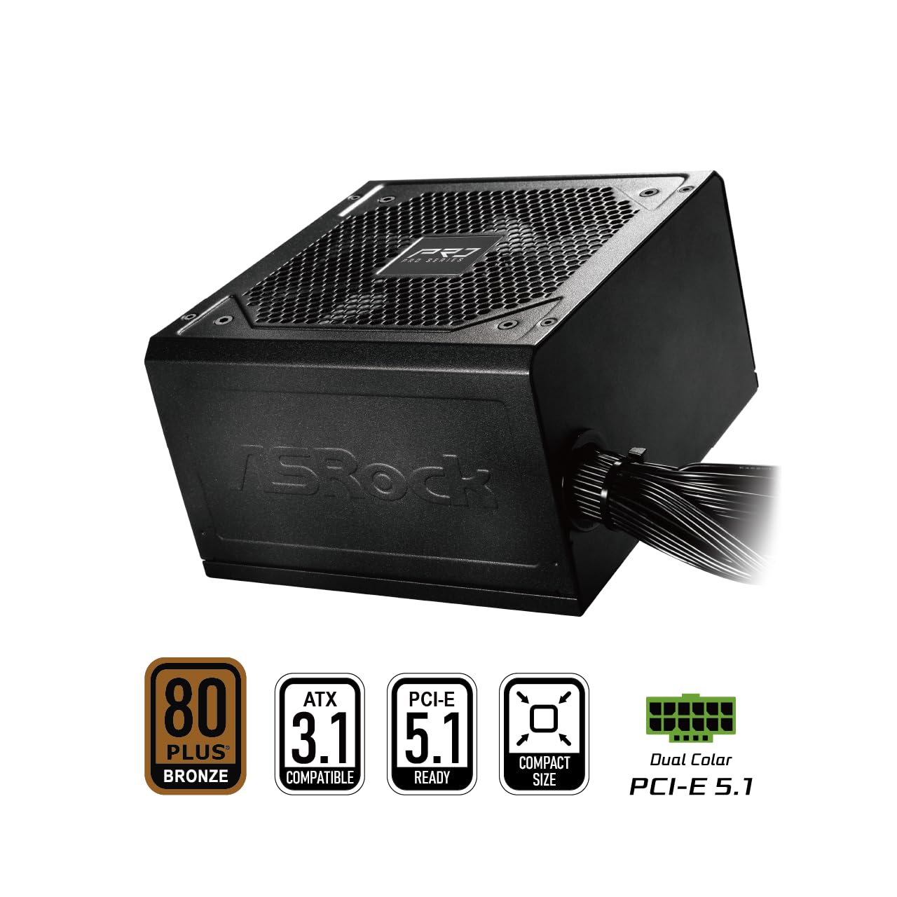 Amazon.com: ASRock PRO-750B Power Supply - 750W 80 Plus Bronze