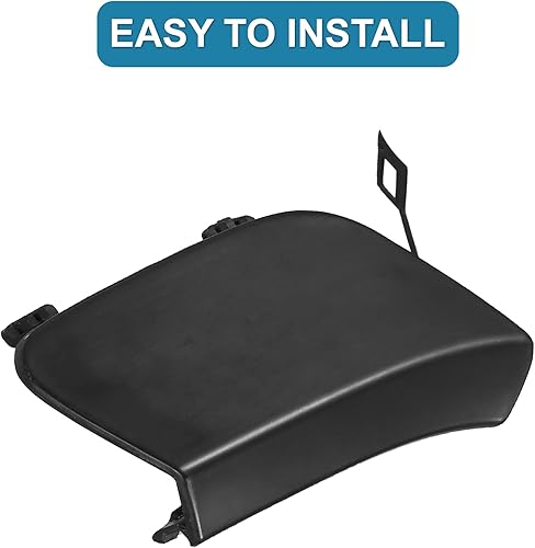 Miniatura 5 de uxcell Cubierta del gancho de remolque del parachoques delantero derecho del coche para Mercedes-Benz CLA250 2017 2018 2019 No.A1178856900 negro