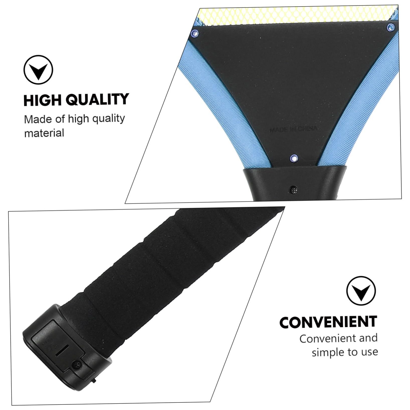 Veemoon Set Racchette da Badminton con Rete Illuminata LED, Racchette Leggere per Interni ed Esterni, Giocattolo Sportivo Educativo per Sviluppo Coordinazione Mano-Occhio