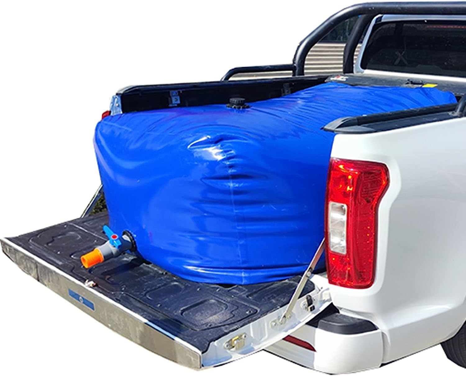 Water Bladder Storage Containers 20-1000 Gallon, Outdoor Rainwater Collector Barrel, Foldable Water Bladder Tank for Outdoor Garden Farm, Emergency Water Supply (Size : 1500L/395Gal/1.8x1.2x ()