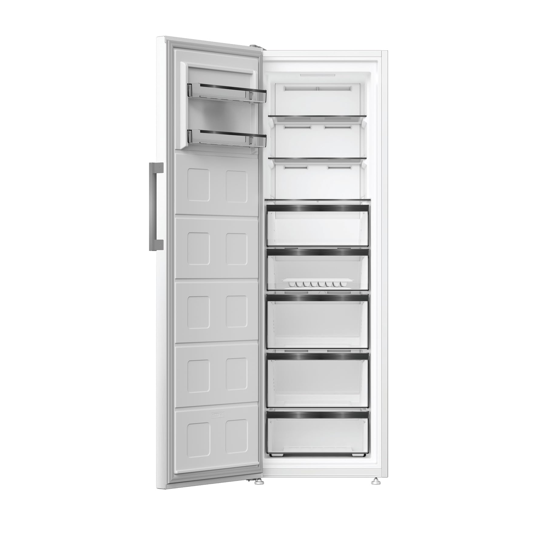 Bauknecht GKN 18660DW NoFrost Gefrierschrank, 286 l Nutzinhalt, 186,5 cm Höhe, Supergefrierfunktion, Touch Display, LED-Innenbeleuchtung, leise 34 dB, Weiß