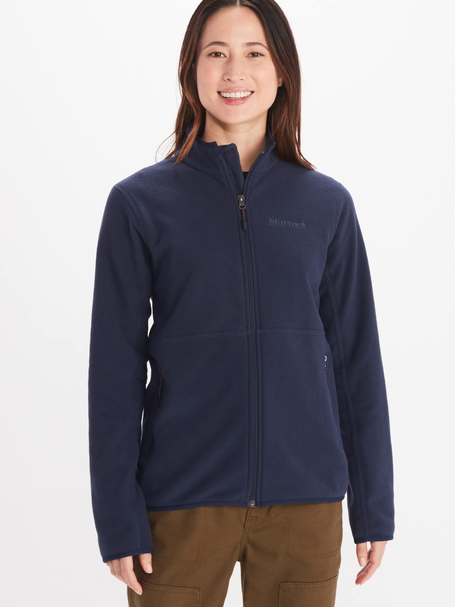 MARMOT Damen Wm's Rocklin Full Zip Jacket C20 Warme Fleecejacke, Outdoor-Jacke mit durchgehendem Reißverschluss, atmungsaktiver und windbeständiger Sweater (1er Pack)