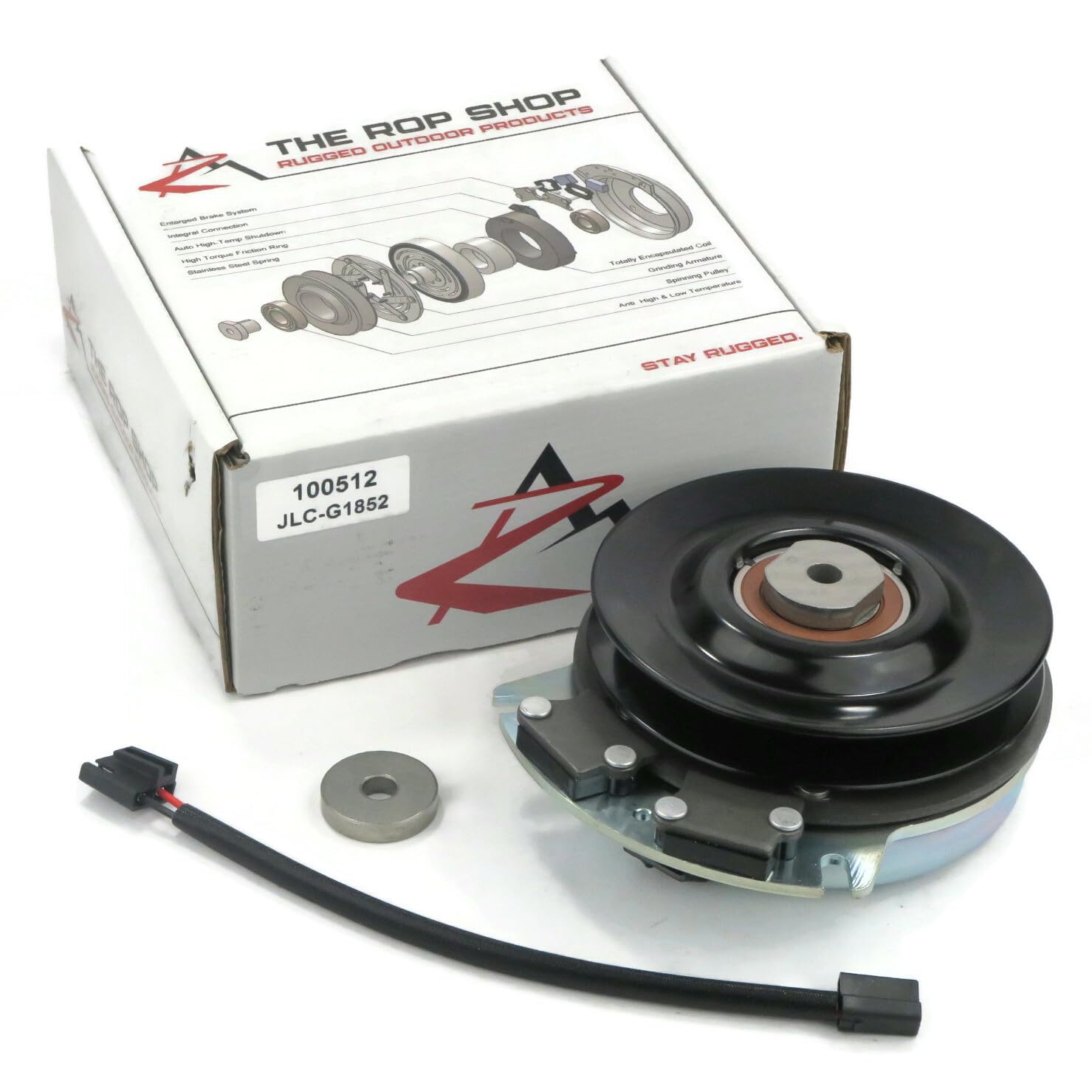The ROP Shop | Electric PTO Clutch for Exmark 27-30HP Kohler Engines Lazer Z (SN 370,000 & Up)