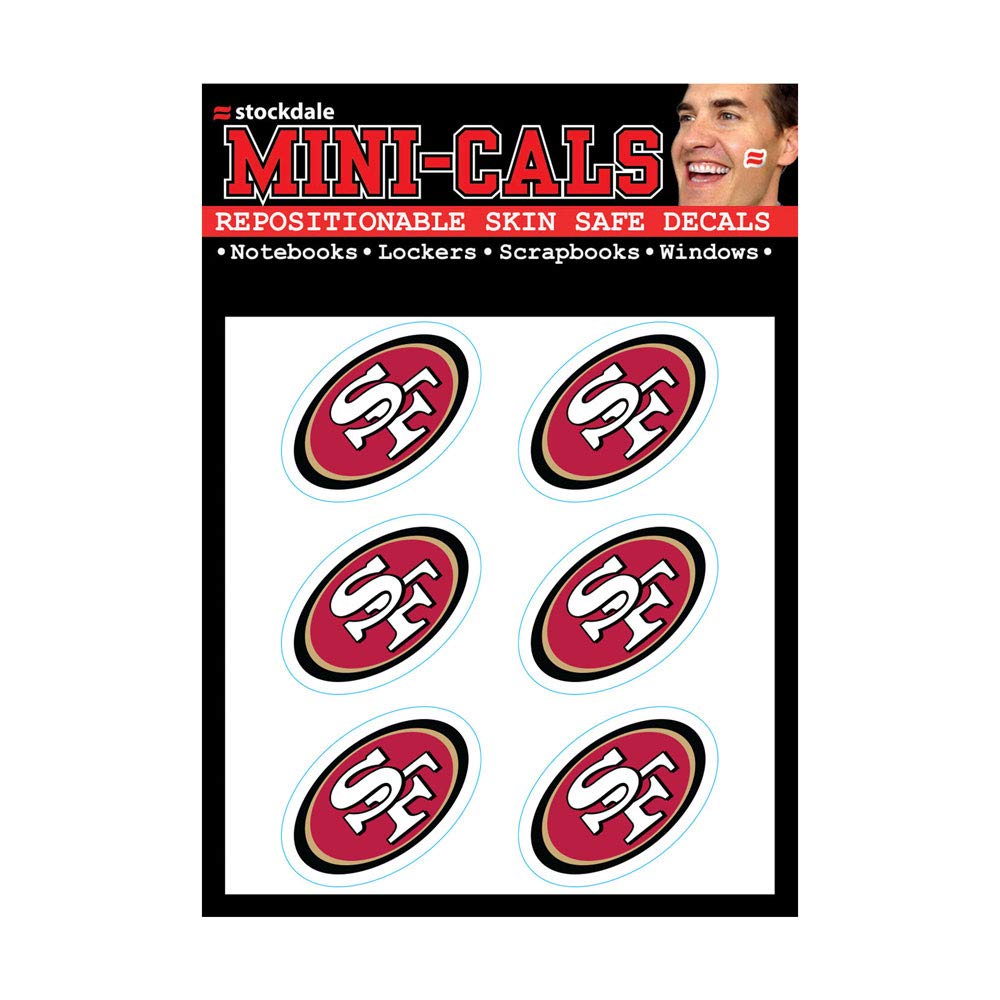 WinCraft NFL San Francisco 49ers Face Tattoos, Team Colors, One Size