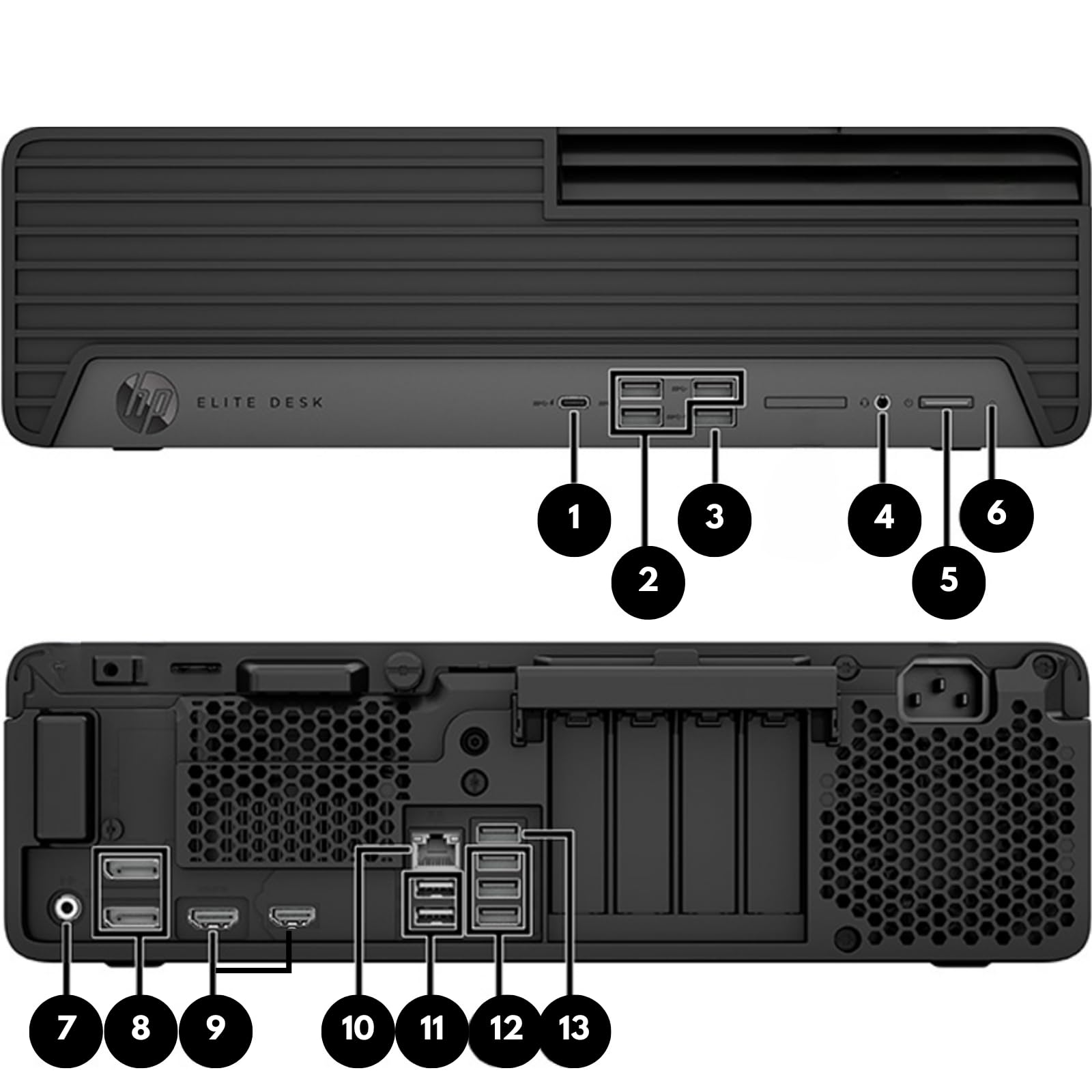 Amazon.com: VCI HP Elite 800 G9 SFF, Intel i7-13700 (16 Cores