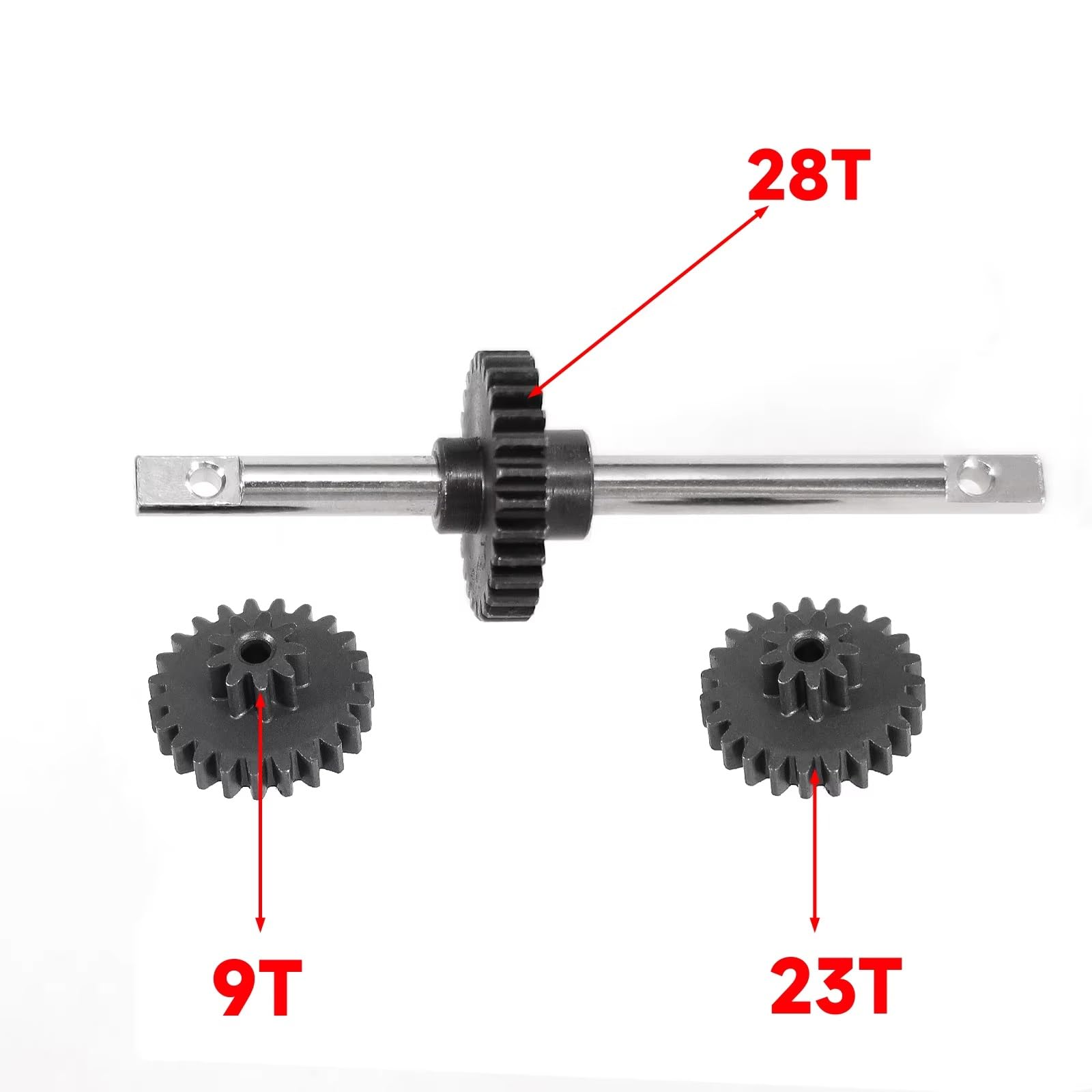 para MN78 para MN82 para Cherokee LC79 1/12 Caja Cambios Juego Engranajes Metal Engranaje Salida Impulsado Piezas Actualización Coche RC Piezas para RC
