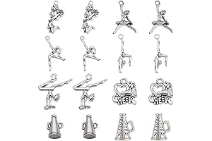 SUNNYCLUE Cheer Pom Pom Keychain Supplies