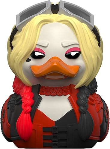 Miniatura 3 de TUBBZ Figura coleccionable de pato de goma de vinilo de Harley Quinn, edición en caja, mercancía oficial de DC Comics - TV, películas y videojuegos