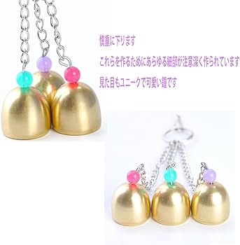 Amazon | Roczential 2個入り ペット おもちゃ 鳥用 ベル インコ 鈴