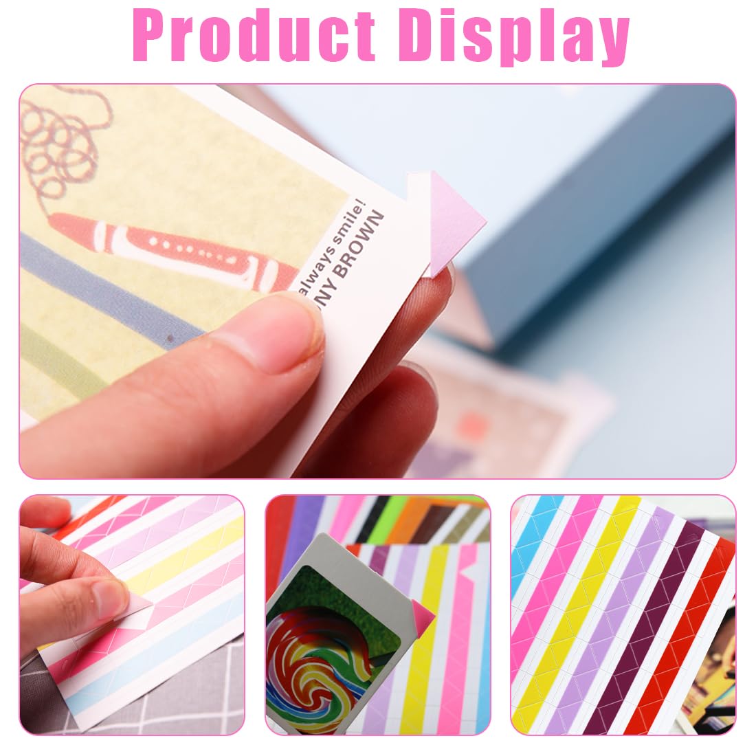 2040 adesivi per foto ad angolo, autoadesivi, trasparenti, per album fotografici e scrapbooking, fai da te, accessori per album fotografici