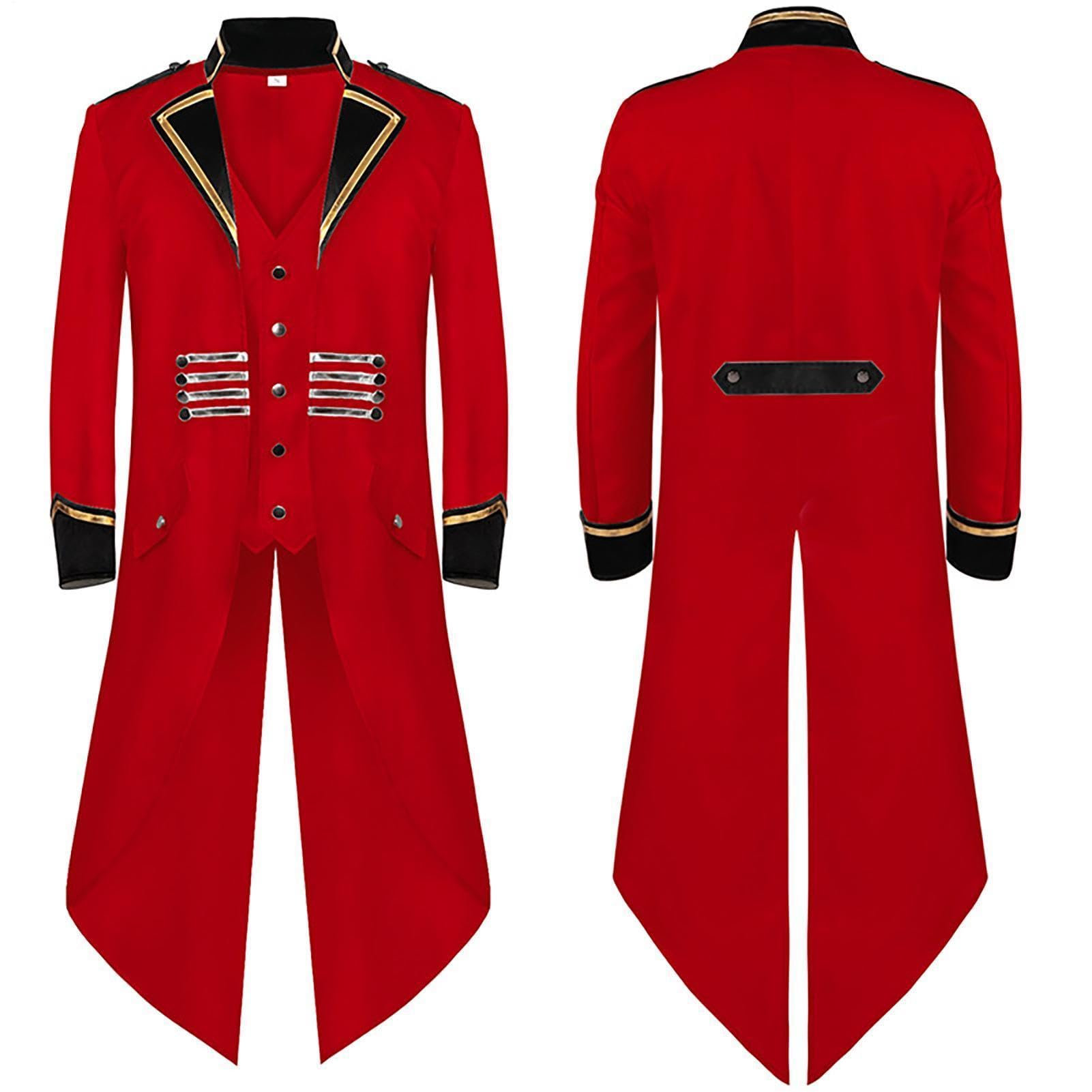 Steampunk Costume - Chaqueta vintage de longitud media