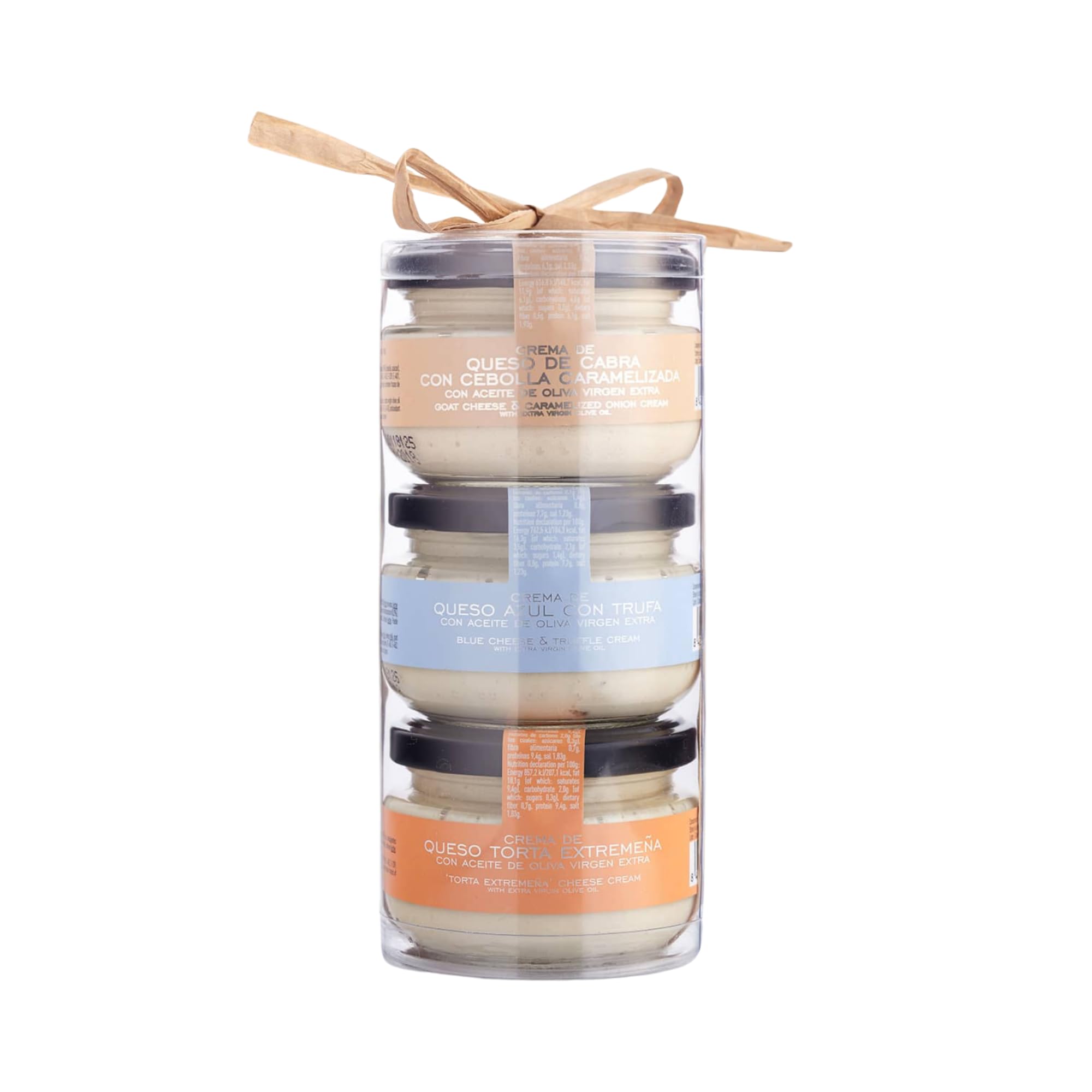 Pack Tres Cremas de Queso La Chinata - Cremas Gourmet para Untar - Tapas