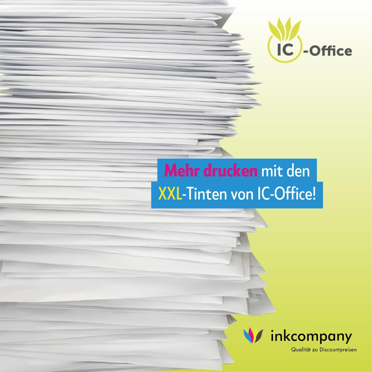 IC-Office iX6850 - Impresora de inyección de tinta color DIN A3+ (impresora de oficina, impresión fotográfica, impresión de texto, 9600 x 2400 DPI, WiFi, Wi-Fi, USB, impresión directa, aplicación